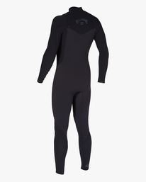 4 3/2mm Revolution - Chest Zip Wetsuit for Men Black ABYW100176 Billabong