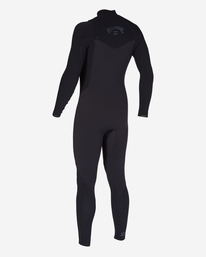 4 4/3 Revolution Chest Zip Full Wetsuit Black ABYW100177 Billabong