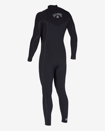 4 4/3mm Furnace Comp - Chest Zip Wetsuit for Men Black ABYW100179 Billabong