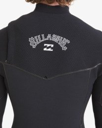 12 4/3mm Furnace - Chest Zip Wetsuit for Men Black ABYW100187 Billabong