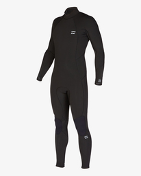 0 3/2mm Absolute - Wetsuit met een Achterrits voor Heren Black ABYW100189 Billabong