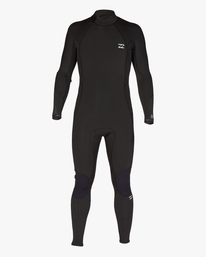 8 4/3 Absolute Back Zip Full Wetsuit Black ABYW100190 Billabong