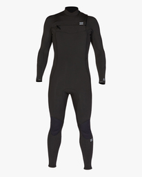 0 3/2mm Absolute 2022 - Fato de surf com fecho no peito para Homem Preto ABYW100192 Billabong