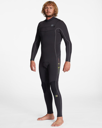 1 3/2mm Absolute 2022 - Traje de Surf con Cremallera en el Pecho para Hombre Negro ABYW100192 Billabong