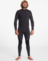 2 3/2mm Absolute 2022 - Fato de surf com fecho no peito para Homem Preto ABYW100192 Billabong