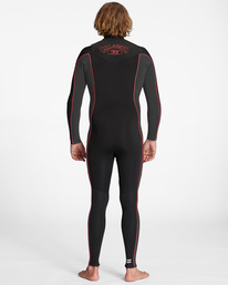 billabong, 3/2mm Absolute - Combinaison de surf zip poitrine pour Homme, BLACK/GREY (bgy) 3/2mm Absolute - Chest Zip Wetsuit for Men ABYW100192