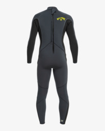 billabong, 3/2mm Absolute - Combinaison de surf back zip pour Homme, GREY (gry) 3/2mm Absolute - Back Zip Wetsuit for Men ABYW100211