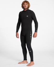 1 3/2mm Absolute 2022 - Back-Zip-Neoprenanzug für Männer Schwarz ABYW100211 Billabong