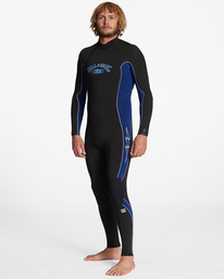 1 3/2mm Absolute 2022 - Back Zip Wetsuit for Men Blue ABYW100211 Billabong