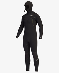 8 5/4 Furnace Chest Zip Hooded Full Wetsuit Black ABYW200102 Billabong