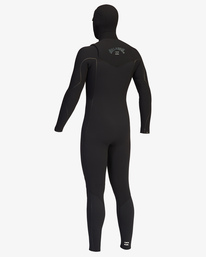 5 4/3 Furnace Comp Chest Zip Hooded Full Wetsuit Black ABYW200103 Billabong