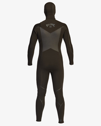 4 5/4 Absolute Plus Chest Zip Hooded Full Wetsuit Black ABYW200104 Billabong