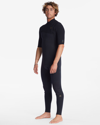 0 2/2mm Revolution Natural Short Sleeve Zipperless Springsuit Black ABYW300111 Billabong