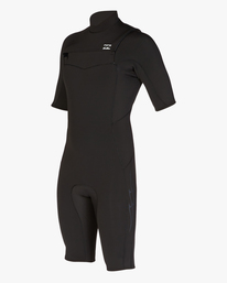 3 2/2mm Absolute Short Sleeve Chest Zip Springsuit Black ABYW500115 Billabong