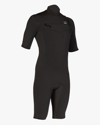 5 2/2mm Absolute - Kurzärmliger Chest-Zip-Springsuit für Männer Schwarz ABYW500115 Billabong