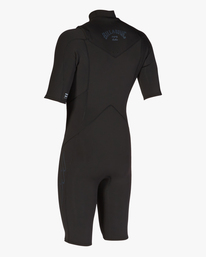 7 2/2mm Absolute Short Sleeve Chest Zip Springsuit Black ABYW500115 Billabong