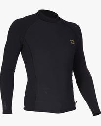 7 1mm Revolution Natural Wetsuit Jacket Black ABYW800119 Billabong