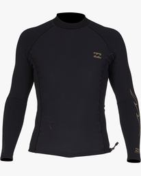 1 1mm Revolution Natural Wetsuit Jacket Black ABYW800119 Billabong