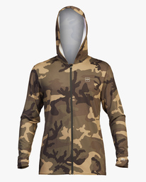 0 Stacked Loose Fit Hooded Zip-Up Long Sleeve Rashguard  ABYWR00113 Billabong