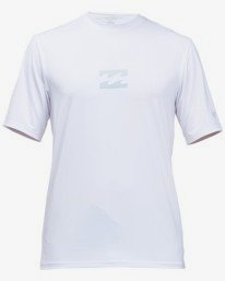 1 All Day Wave Loose Fit UPF 50+ Short Sleeve Surf Tee White ABYWR00128 Billabong