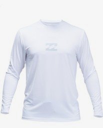 1 All Day Wave Loose Fit UPF 50+ Long Sleeve Surf Tee White ABYWR00134 Billabong