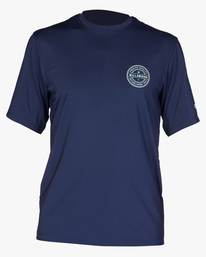 0 Rotor Loose Fit UPF 50+ Short Sleeve Surf Tee Blue ABYWR00158 Billabong