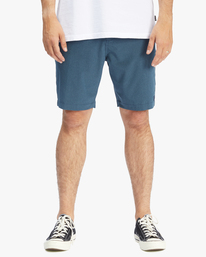 4 Crossfire Mid Shorts Blue ABYWS00110 Billabong