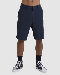 2 Crossfire Slub Submersible Shorts 21" Blue ABYWS00111 Billabong