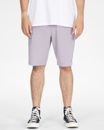 2 Crossfire Slub Submersible Shorts 21" Grey ABYWS00111 Billabong
