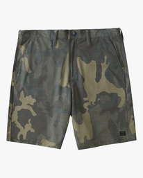 0 Crossfire Slub Camo Shorts Green ABYWS00114 Billabong