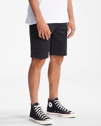 4 Carter Stretch Shorts 21" Black ABYWS00121 Billabong
