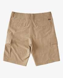 2 Combat BBO Submersible Walkshorts 21" Brown ABYWS00125 Billabong