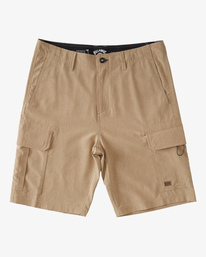 0 Combat BBO Submersible Walkshorts 21" Brown ABYWS00125 Billabong