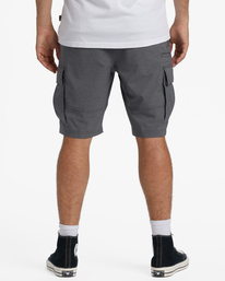 5 Combat BBO Submersible Walkshorts 21" Grey ABYWS00125 Billabong