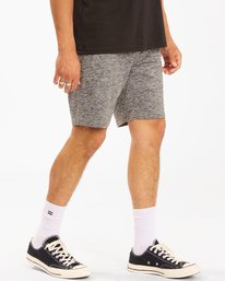 4 A/Div Surftrek Sweatshorts 18" Grey ABYWS00142 Billabong