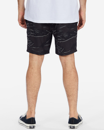 5 A/Div Surftrek Elastic Waist Shorts 17" White ABYWS00155 Billabong