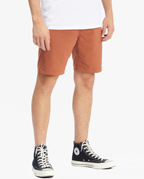 4 A/Div Surftrek Journey Shorts 20" Red ABYWS00166 Billabong