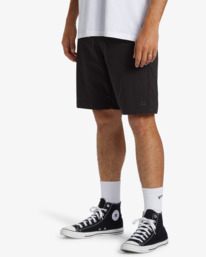 3 A/Div Surftrek Journey Shorts 20" Black ABYWS00166 Billabong
