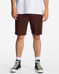 2 A/Div Surftrek Journey Shorts 20" Blue ABYWS00166 Billabong
