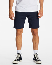 2 A/Div Surftrek Journey Shorts 20" Blue ABYWS00166 Billabong