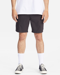 2 A/Div Surftrek Cargo Shorts 19" Black ABYWS00167 Billabong
