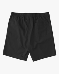 1 Layback Twill Elastic Waist Shorts 18" Black ABYWS00179 Billabong