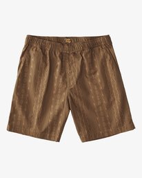 0 Wrangler Wesley Elastic Organic Cotton Walkshorts 19" Brown ABYWS00181 Billabong