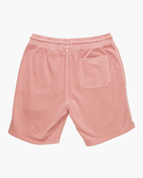 1 Wave Washed Elastic Waist Sweatshorts Red ABYWS00182 Billabong