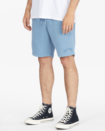 3 Wave Washed Elastic Waist Sweatshorts Orange ABYWS00182 Billabong