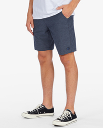 3 Crossfire Mid Submersible Shorts 19" Blue ABYWS00189 Billabong