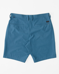 4 Crossfire Slub Submersible 19" Shorts Blue ABYWS00199 Billabong