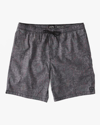 3 Surftrek Hemp - Technical Elasticated Shorts for Men Black ABYWS00201 Billabong