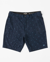 3 Crossfire Mid Submersible 19" Shorts Blue ABYWS00202 Billabong