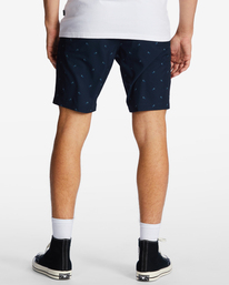 2 Crossfire Mid Submersible 19" Shorts Blue ABYWS00202 Billabong